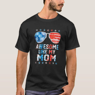 Camiseta Incrível Como A Minha Mãe, A Bandeira Americana Ti