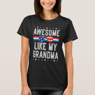 Camiseta Incrível Como A Minha Vovó Família Correspondente
