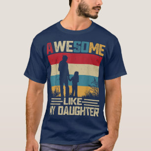 Camiseta Incrível Como Meu Dia de os pais De Vintage Da Fil