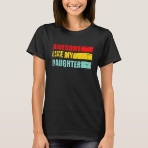 Camiseta incrível como meu filho da família dia de os pais 
