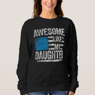 Camiseta Incrível Como Minha Filha Divertida Mamãe Papai Pi