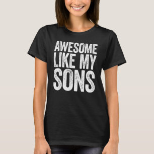 Camiseta Incrível Como O Dia de os pais Pai 2 Dos Meus Filh