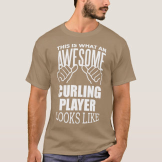 Camiseta Incrível Curling Gift Design 1