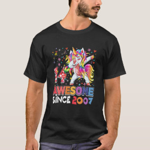 Camiseta Incrível Dabbing, Garota De 14 Anos, Unicórnio