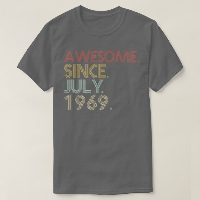 Camiseta Incrível De 53 Anos De Festa de aniversário Desde  (Frente do Design)