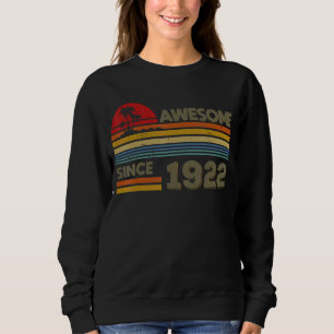 Camiseta Incrível Desde 1922 100º Aniversário 100 Anos