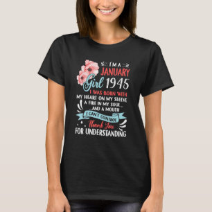 Camiseta Incrível desde 1945 78º Aniversário Eu sou um Jane