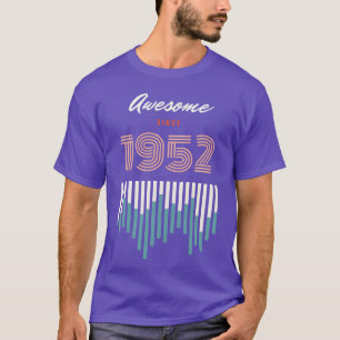 Camiseta Incrível Desde 1952 70 anos de idade amigos de ani