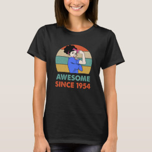 Camiseta Incrível Desde 1954, 69 anos, 69º aniversário Deco