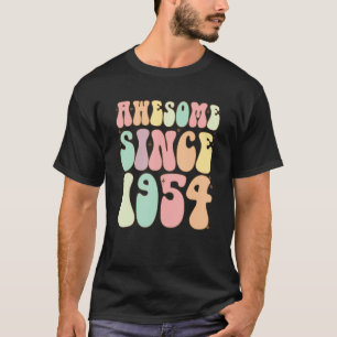 Camiseta Incrível Desde 1954 Aniversário 68 Anos Mulheres M