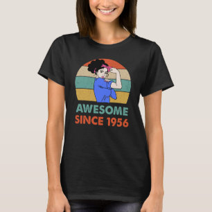 Camiseta Incrível Desde 1956, 67 Anos, 67º Aniversário Deco