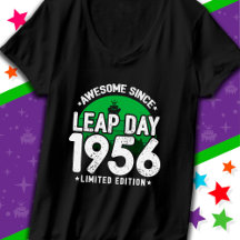 Incrível Desde 1956 Dia do Ano Leap Fev 29 Anivers