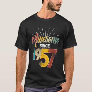 Camiseta Incrível desde 1957 66º aniversário do Rainbow Vin