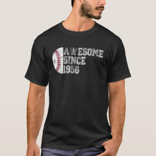 Camiseta Incrível desde 1958 65º aniversário do Baseball 65