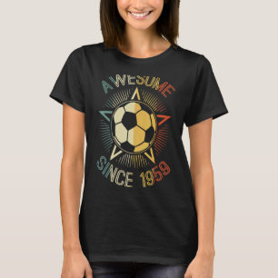 Camiseta Incrível Desde 1959 Soccer Birthday Retro Team Bda
