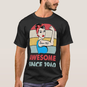 Camiseta Incrível Desde 1960, 63 Anos, 63 Anos, Aniversário