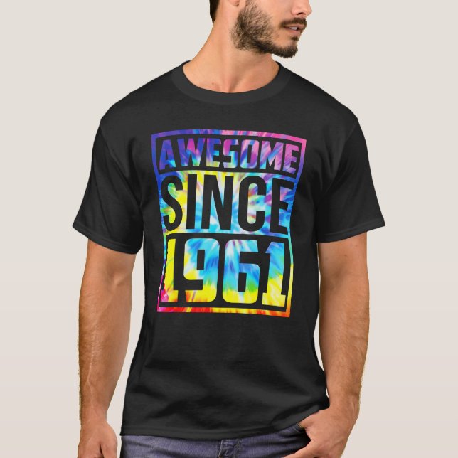 Camiseta Incrível Desde 1961, 62 Anos, 62 Anos, Aniversário (Frente)