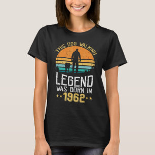 Camiseta Incrível Desde 1962 60º Cachorro de Aniversário Na