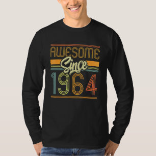 Camiseta Incrível Desde 1964 58º aniversário 58 anos