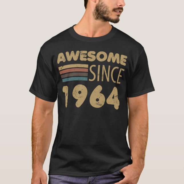 Camiseta Incrível desde 1964 60º Aniversário (Frente)