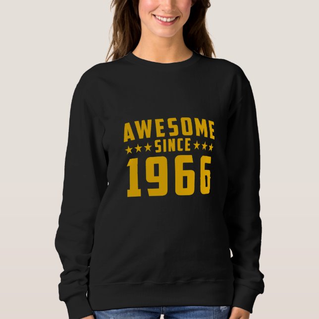 Camiseta Incrível Desde 1966 Aniversário   (Frente)