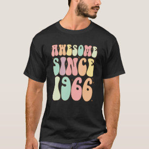 Camiseta Incrível Desde 1966 Aniversário 56 Anos Mulheres M