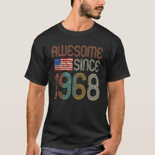 Camiseta Incrível Desde 1968, 55º aniversário, 55 anos, Ret