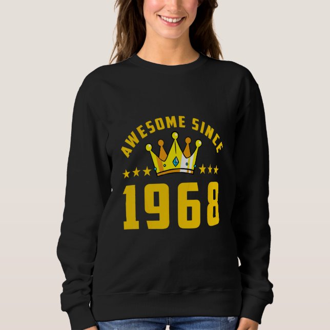 Camiseta Incrível Desde 1968 Aniversário (Frente)
