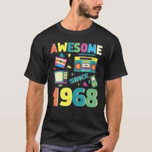 Camiseta Incrível desde 1968 Vintage 1968 54th Birthday 54 