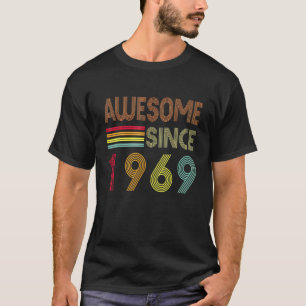 Camiseta Incrível desde 1969 Vintage 53rd Birthday