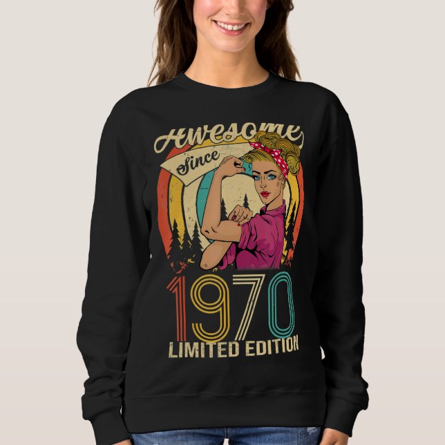 Camiseta Incrível Desde 1970 Edição Limitada de presentes d (Frente)