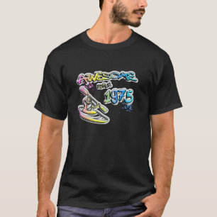 Camiseta Incrível desde 1975 Kayaking Kayaker Grafite