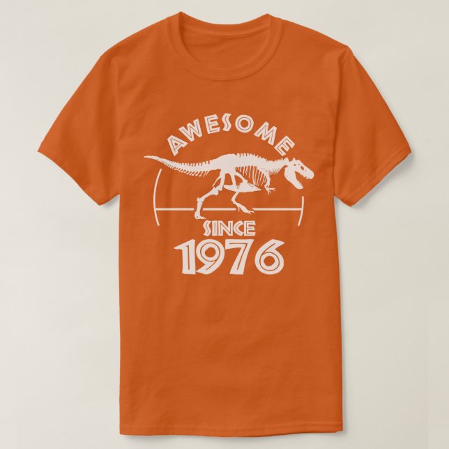 Camiseta Incrível Desde 1976 1 (Frente do Design)