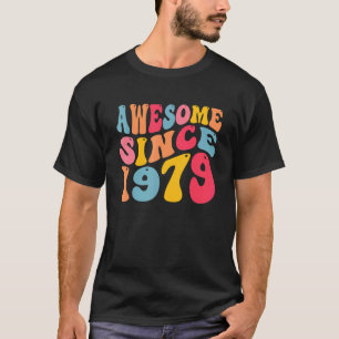 Camiseta Incrível Desde 1979, 43 Anos, Retro Vintage, 43º