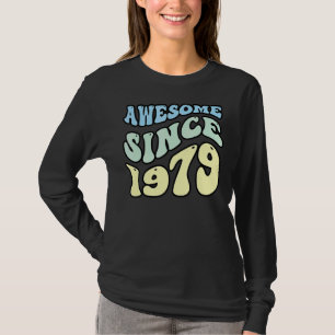 Camiseta Incrível desde 1979 Vintage Retro Birthday