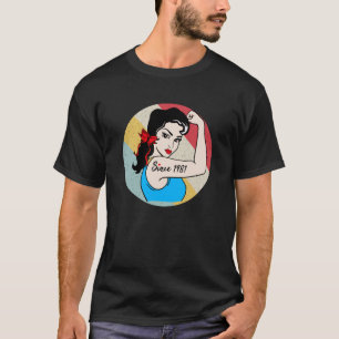 Camiseta Incrível Desde 1981 42 Anos 42º Aniversário