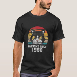 Camiseta Incrível Desde 1981 aniversário de 40 anos Retro C