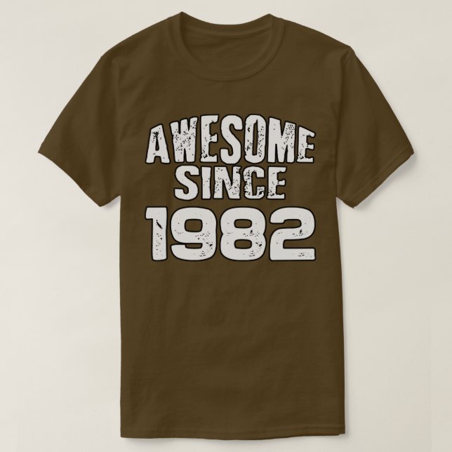 Camiseta Incrível desde 19821 (Frente do Design)