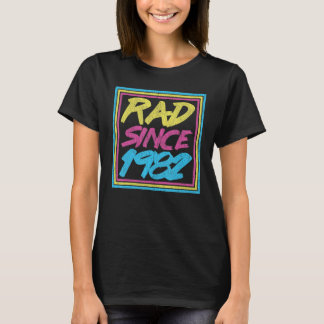 Camiseta Incrível desde 1982 Rad 80s Retro 41rua Aniversári