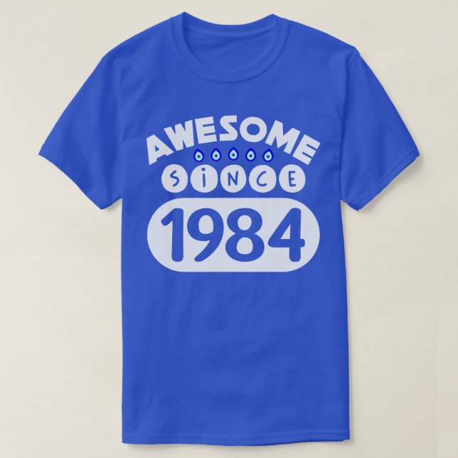 Camiseta Incrível Desde 1984 (Frente do Design)