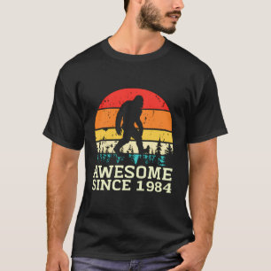 Camiseta Incrível Desde 1984 aniversário de 40 anos com 40