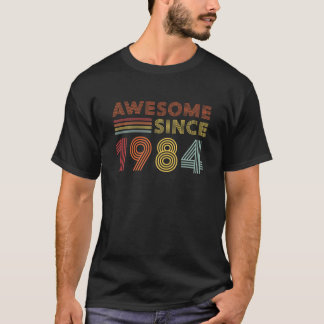 Camiseta Incrível Desde 1984 Vintage 38º aniversário oferec