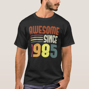 Camiseta Incrível desde 1985 38º aniversário Retro Vintage 