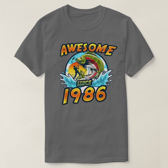 Camiseta Incrível desde 1986 (Frente do Design)