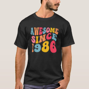 Camiseta Incrível desde 1986, 36 anos, Retro Vintage 36th