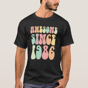 Camiseta Incrível Desde 1986 Aniversário 36 Anos Mulheres M