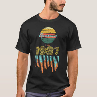 Camiseta Incrível desde 1987 Vintage 33º aniversário