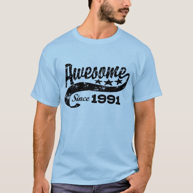 Camiseta Incrível Desde 1991 (Frente)