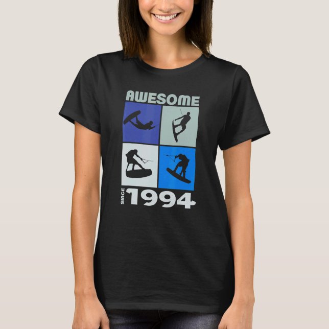 Camiseta Incrível desde 1994  Estilo de vida Wakeboard (Frente)