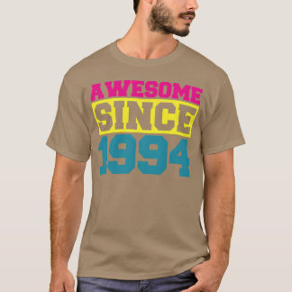 Camiseta Incrível Desde 1994 Nascido Nos Anos 90 retrô